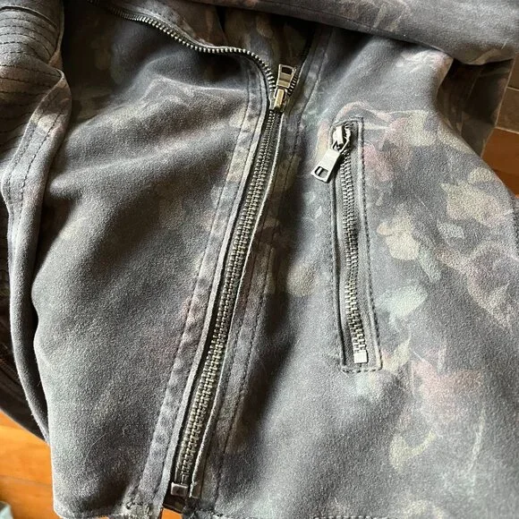 Marrakech Marni Scuba Moto Jacket in Antique Faded Floral - Large - Picture 4 of 11